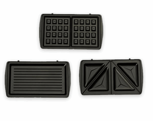Premier 3-in-1 Sandwich Maker, 750 Watt, With Detachable Plates For Toast, Waffle And Grill - Psm03, - Image 2
